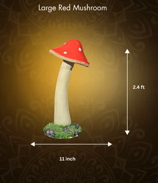 LARGE RED MUSHROOM