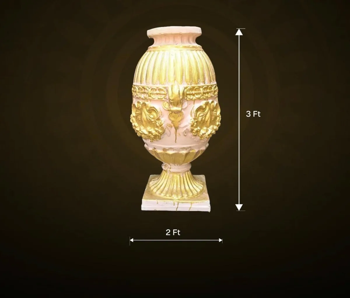 VINTAGE VASE PATHWAY STAND