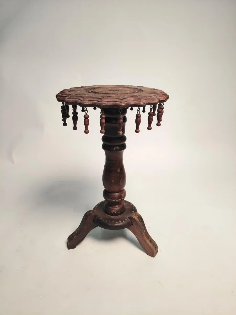 Pedestal Wooden Table