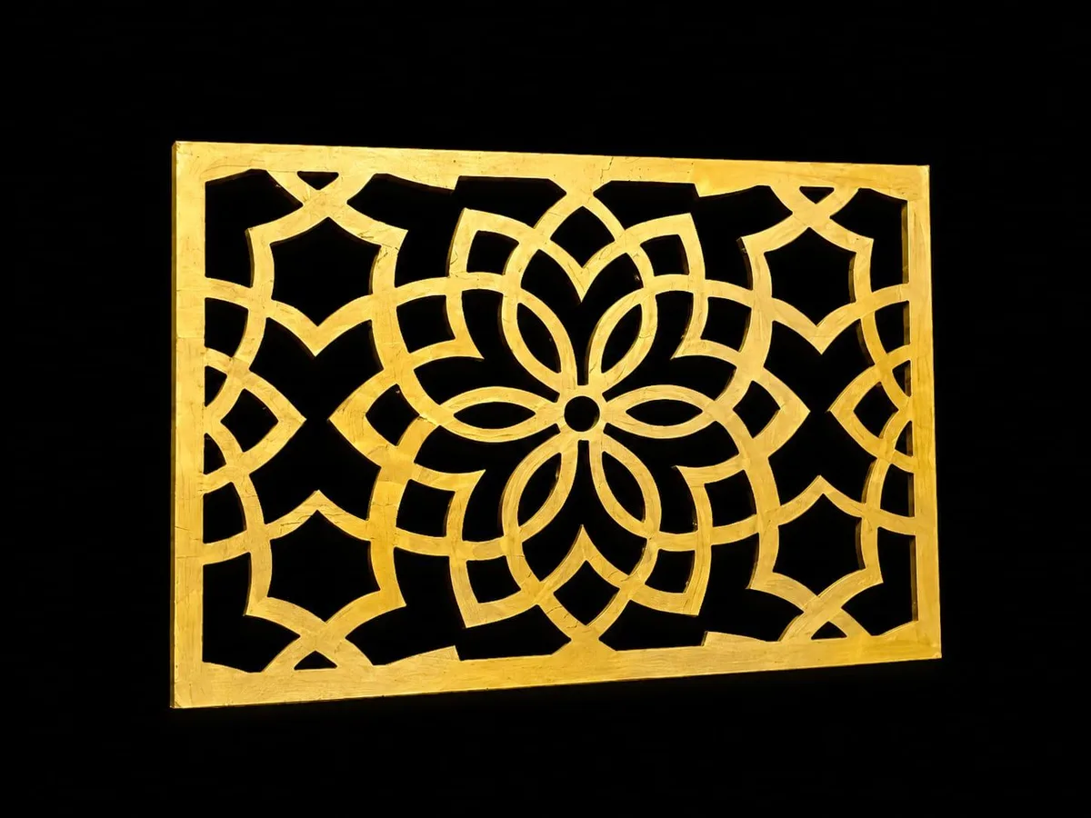 RECTANGLE FLORAL LATITICE FRAME