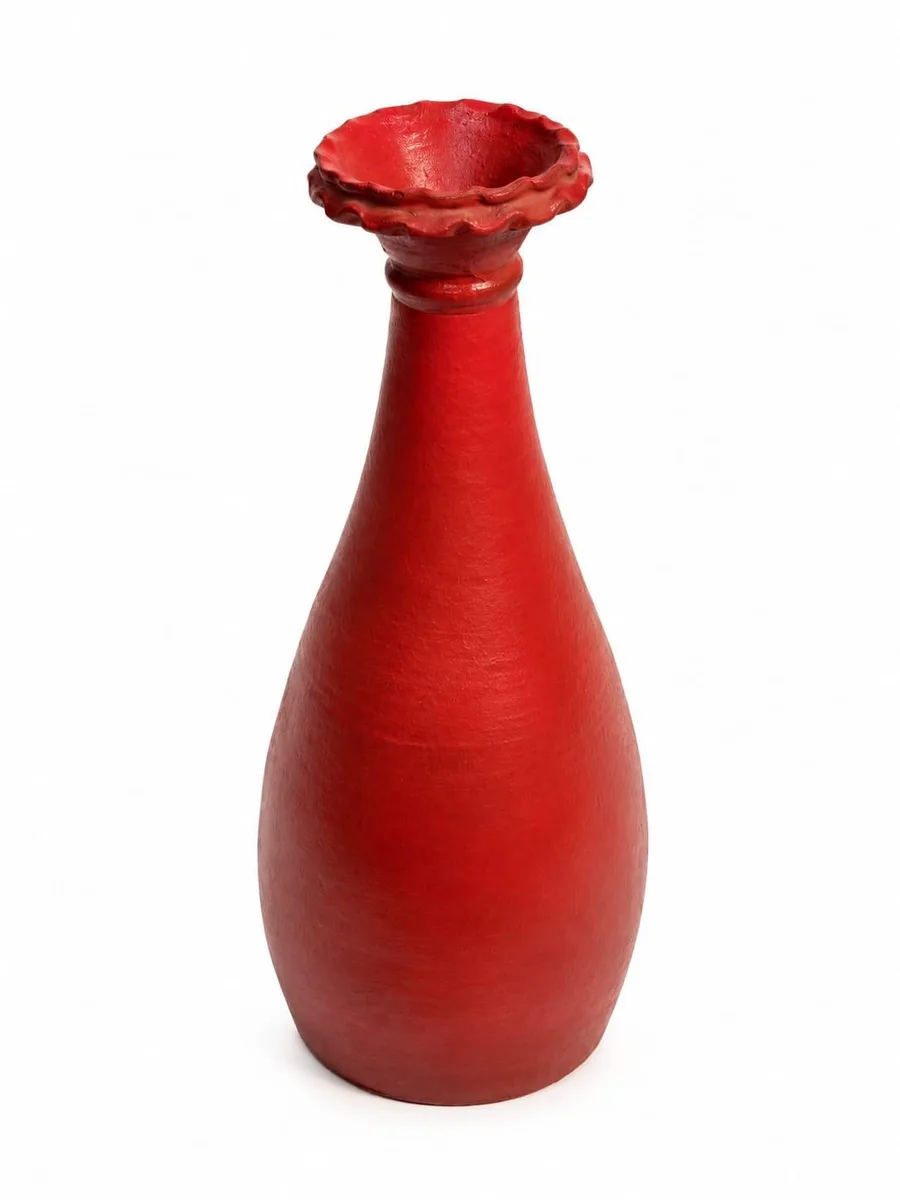 LONG NECKED VASE