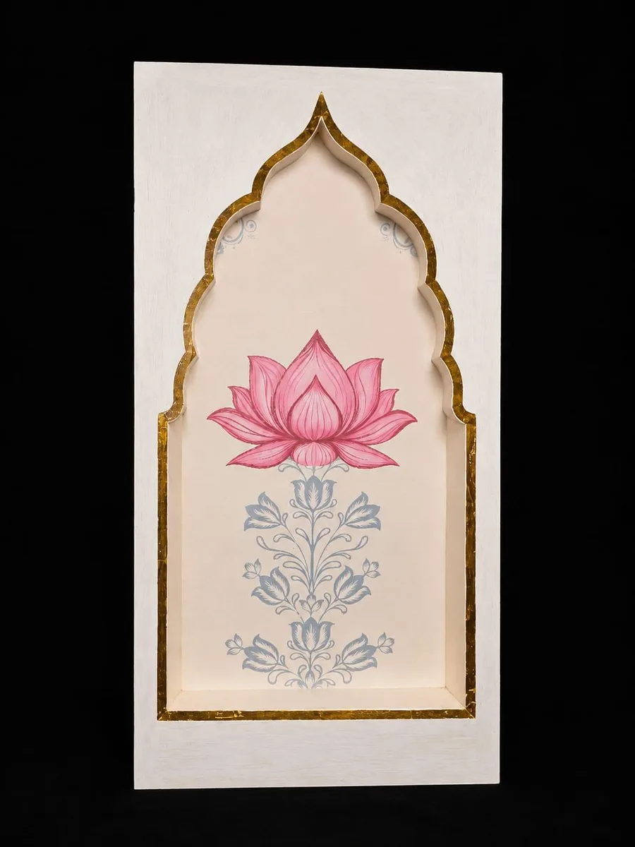 MUGHAL WOODEN PANEL