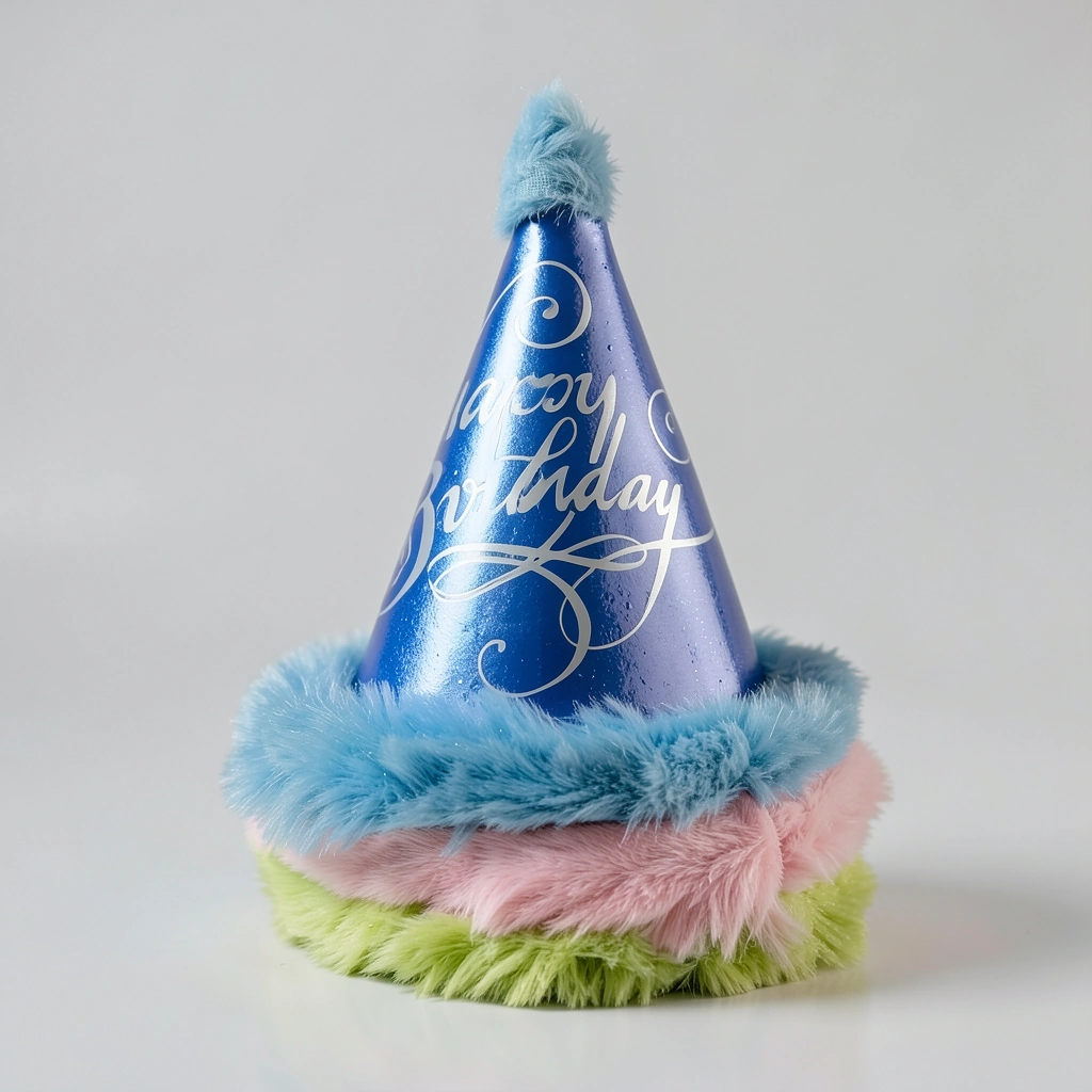 Birthday cap multicolor