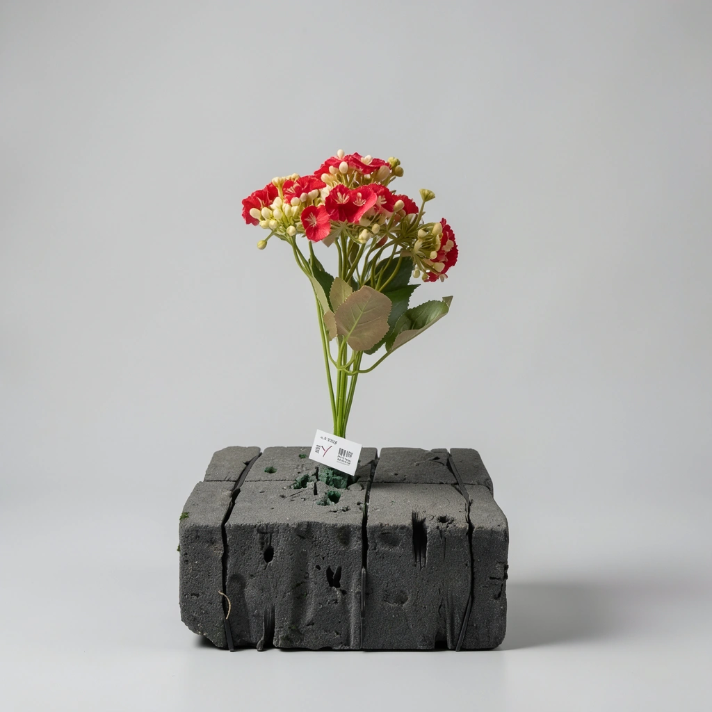 Button blossom bunch red