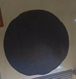 Black Round Table Cloth