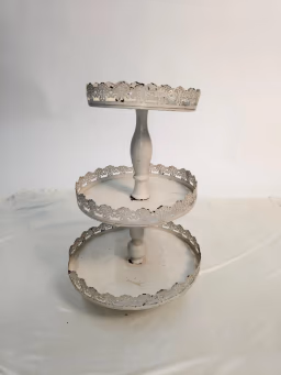 White Cup Cake Stand