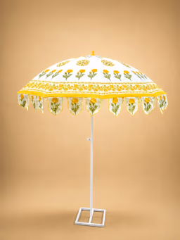 Decorative Canopy Umbrella Yellow