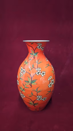 Orange Printed Ms Vases 16"