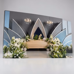 Lotus crystal frame