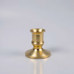 Candle stand small golden 2 inch