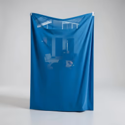 Curtain light blue