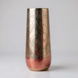 Flowervase goldenmetal 1.5 ft