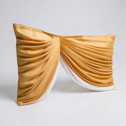 Border frill peach& white