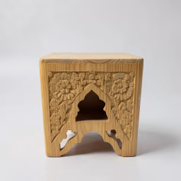 Stool wood medium