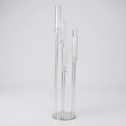 Acrlic candle stand 5 arms