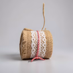 Jute cwntte lace roll