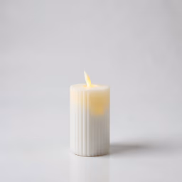 Plastic candle  4 inch