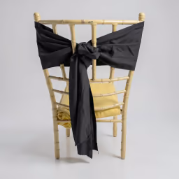 Tie back black