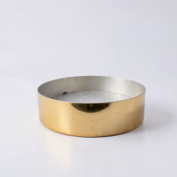Golden big bowl 15dia.4 inch