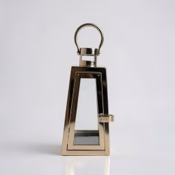 Glass  lantern  candle small 1ft