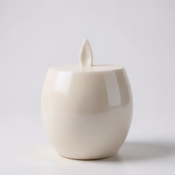 Plastic candle round 2 inch
