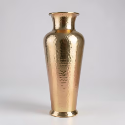 Flowervase golden metal big 2ft