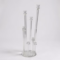 Acrlic candle stand 8 arms