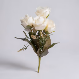 Bada peony bunch white