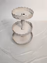 WHITE CUP CAKE STAND 2