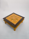 YELLOW PRINTED CHOWKI 02 3