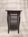 WOODEN STOOL WITH STONES 3