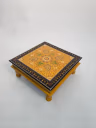 YELLOW PRINTED CHOWKI 01 2