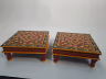 RED PRINTED CHOWKI 3
