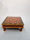 RED PRINTED CHOWKI 1