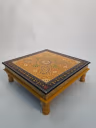 YELLOW PRINTED CHOWKI 03 2