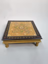 YELLOW PRINTED CHOWKI 03 3