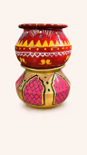 HAND PAINTED HALDI POTS 07 2
