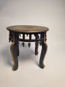 WOODEN ROUND STOOL WITH DROPS - 02 3