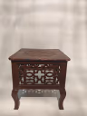 FLORAL WOODEN STOOL 3