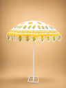 DECORATIVE CANOPY UMBRELLA YELLOW 2