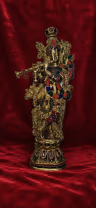 Krishna Idol with coloured stones 1