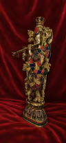 Krishna Idol with coloured stones 2