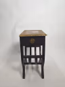 RECTANGULAR WOODEN STOOL SINGLE DRAWER 3