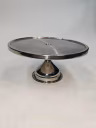 CAKE STAND SILVER 2