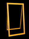 RECTANGULAR A FRAME STAND 1