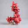 Big magnolia Dark red 3