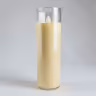 Glass candle 10 inch 1