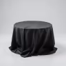 Round table cloth black new.. 2