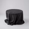 Round table cloth black new.. 1