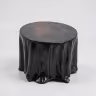 Round table black design cloth 2